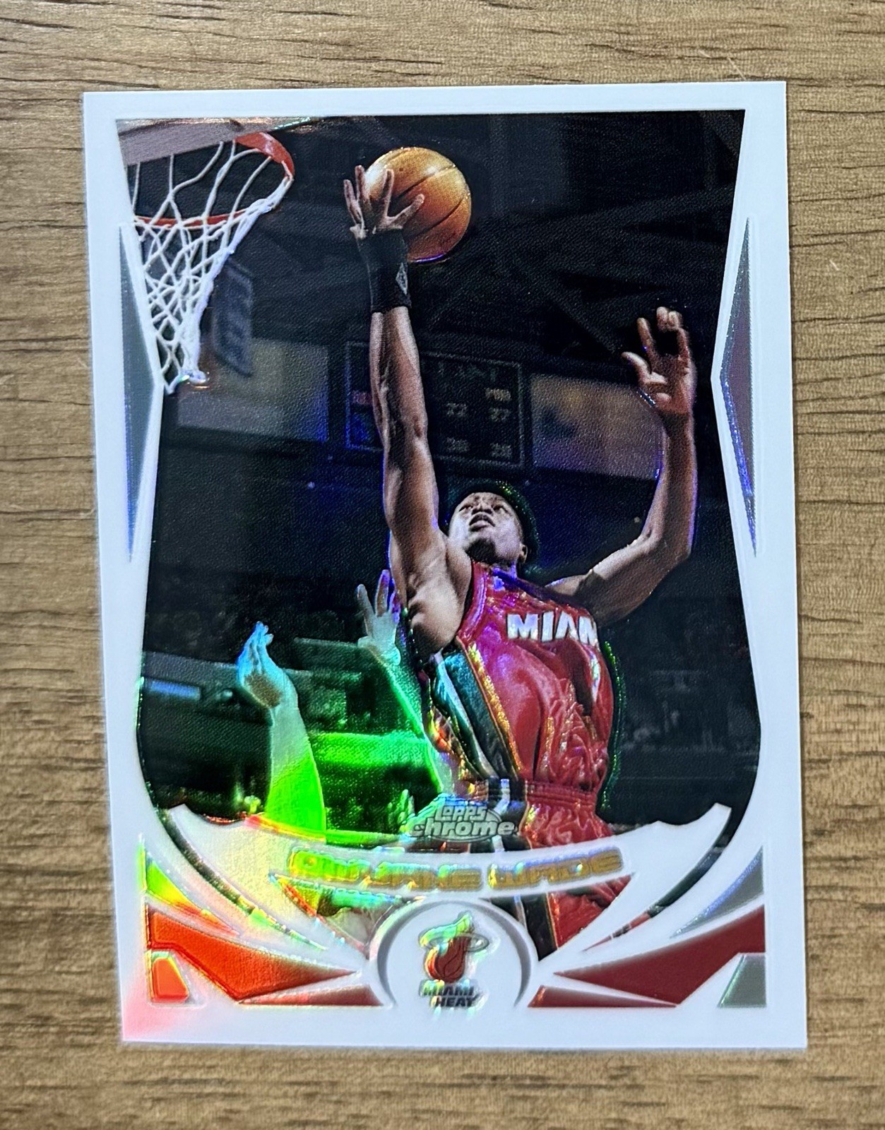 2004-05 Topps Chrome DWAYNE WADE #68 SP Refractor 2ND YEAR Miami Heat