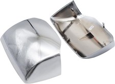 Chrome Hood Mirror Covers Fit for Kenworth T680 Peterbilt 579/587, Passenger...