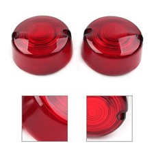 Red Turn Signal Lens Cover for Harley Dyna FXD FXR Sportster XLH 883 1200 FXST