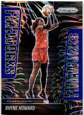 2025 Panini Prizm WNBA #5 Rhyne Howard Fireworks Blue Pulsar #/199