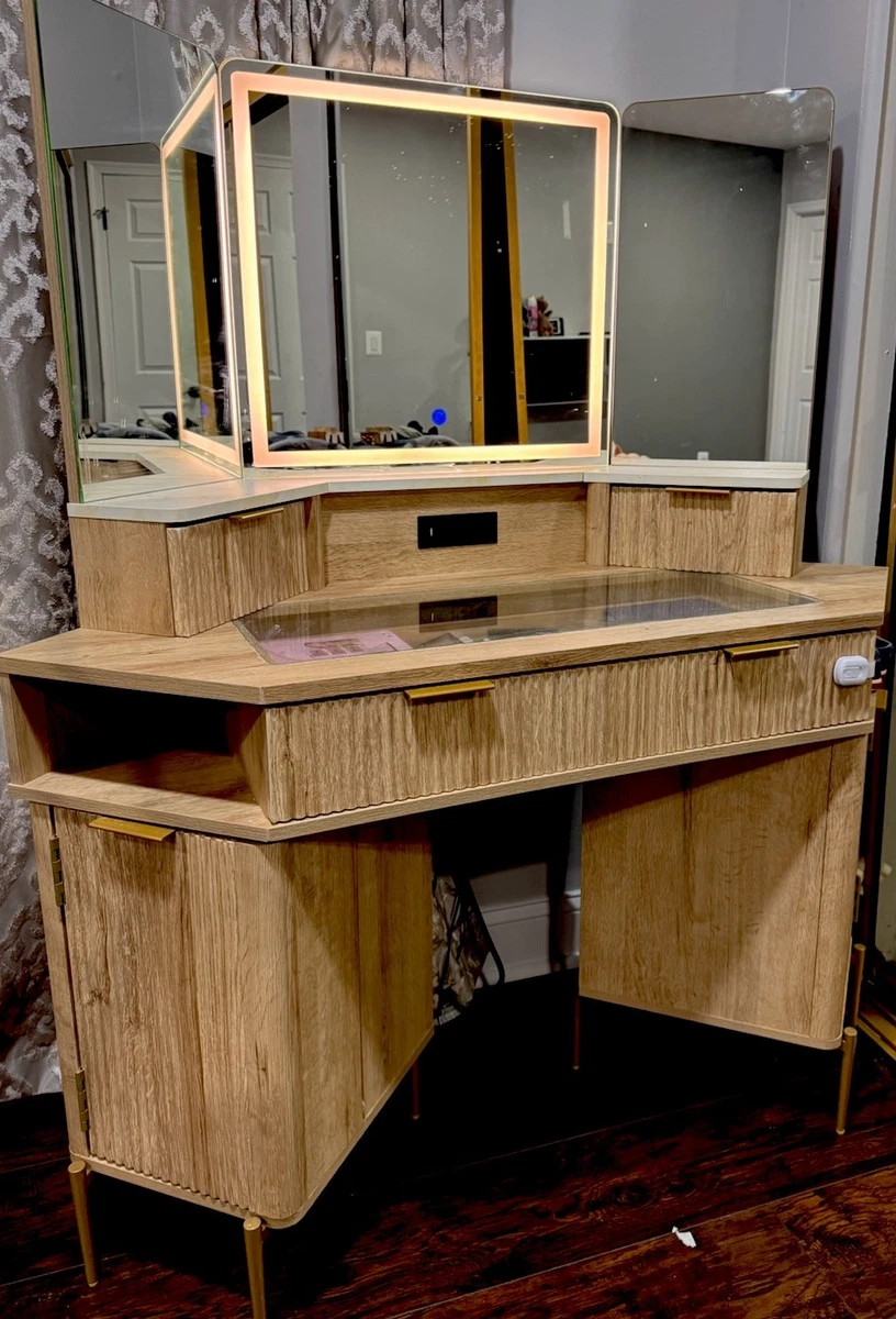 Bedroom Gold Vanities & Makeup Tables for sale | eBay Bedroom Gold Vanities & Makeup Tables for sale | eBay