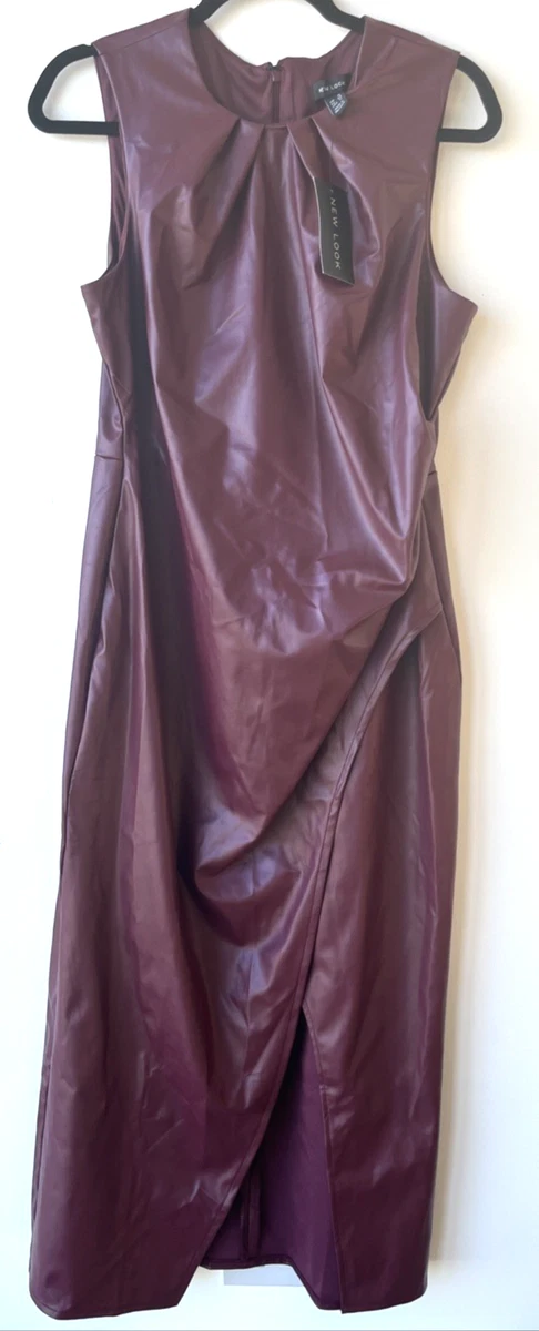 Faux Leather Red Dresses for Women for sale | eBay UK