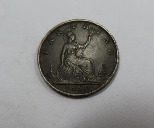 1860 Victoria Farthing — photo from the most recent tracked eBay sale