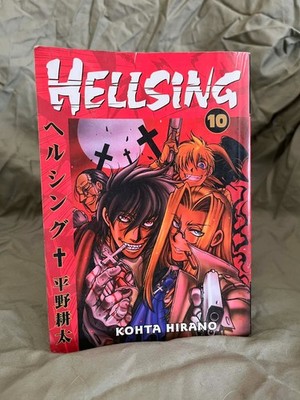  Hellsing VOL 10 Manga ENGLISH FIRST EDITION 
