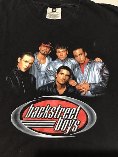 Lot-294-vintage Winter land T Shirt Backstreet Boys Nice Shi Vintage vintage concert t-shirt, vintage, single stitch, B+ condition