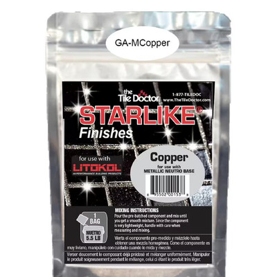 Starlike Finishes Epoxy Grout Additive - Copper Metallic Collection 100 G (1-Pac