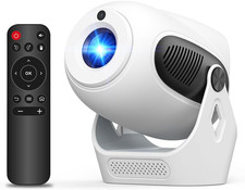   Electric Focus  Projector with Wifi 6 and Bluetooth 5.0, Mini Portable Native 72