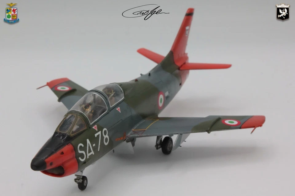 aircraft. fiat g91t in 1/48. full resin kit - Immagine 4 di 4