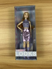 Barbie Signature Looks Model # 20 Red Hair Doll Purple Outfit NRFB HRM12