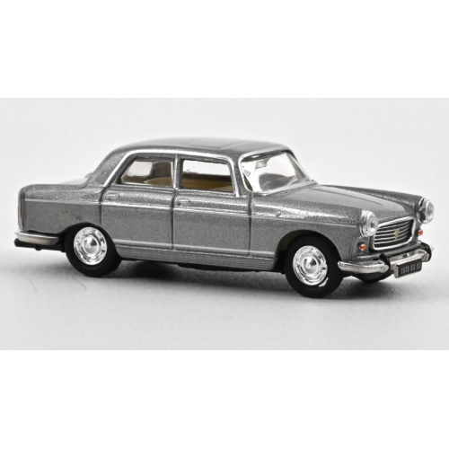 Peugeot 404 1968 Grey Metallic 1:87 Norev Auto Stradali -D- Neues Modell-image