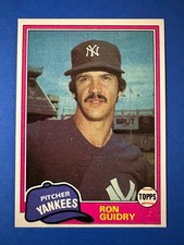 1981 Topps #250 RON GUIDRY * NM-MT or BETTER B2026607