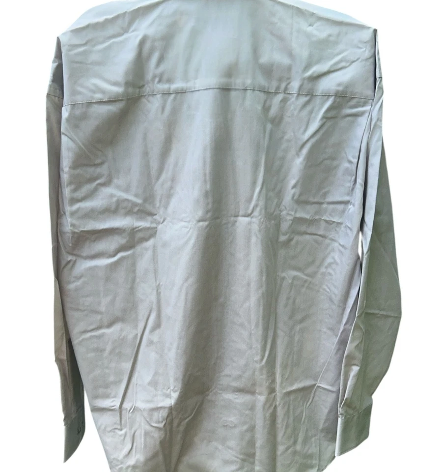 Camisa de vestir para hombre Yves Saint Laurent beige talla 18 34/35 manga larga de lujo Foto 2 de 4