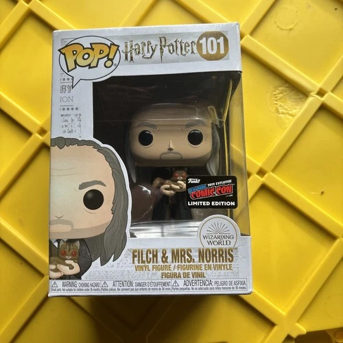 Funko Pop Harry Potter 101 Filch & Mrs. Norris 2019 Fall Convention LE Exclusive