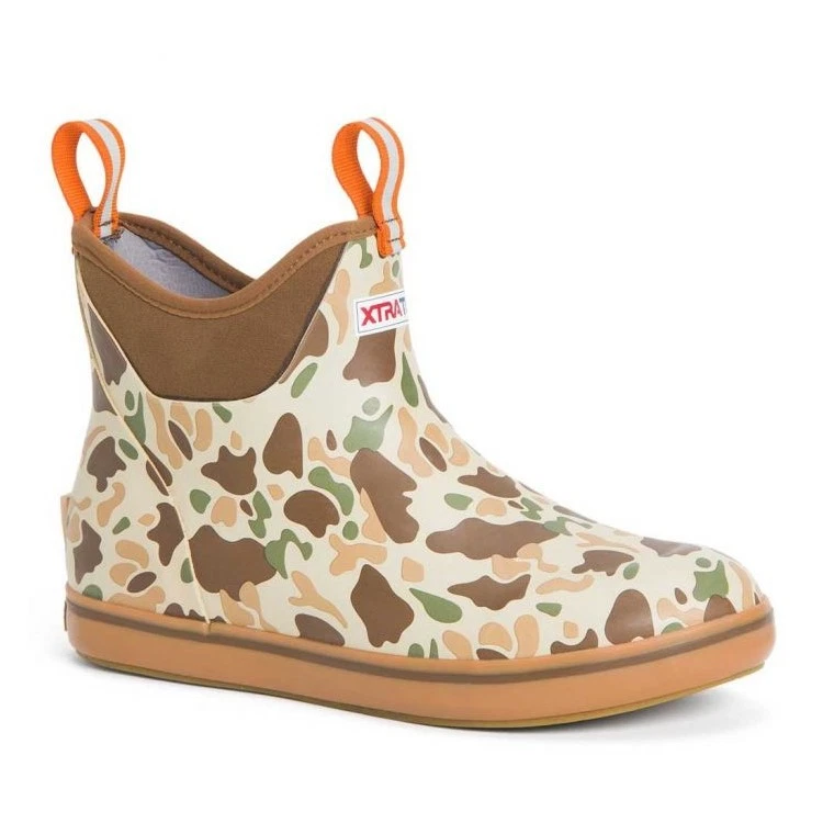 XTRATUF Men's Waterproof Ankle Duck Camo Deck Boots XMABDCAM