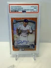 2025 Bowman Chrome Prospects Jac Caglianone Orange Shimmer Auto /25 PSA 9