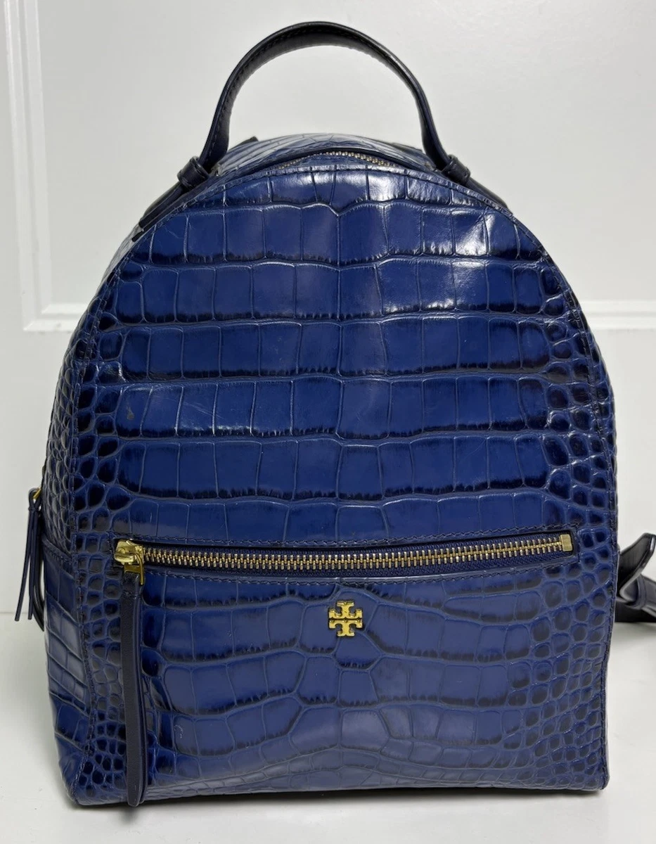 トリーバーチ　エマーソンバックパック　ネイビー　金ロゴ Tory Burch Backpack Blue Bags & Handbags for Women for sale | eBay
