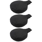  3 stücke Outdoor Tragbare Aufbewahrungstasche Verdickte Handtasche Eisenpfanne