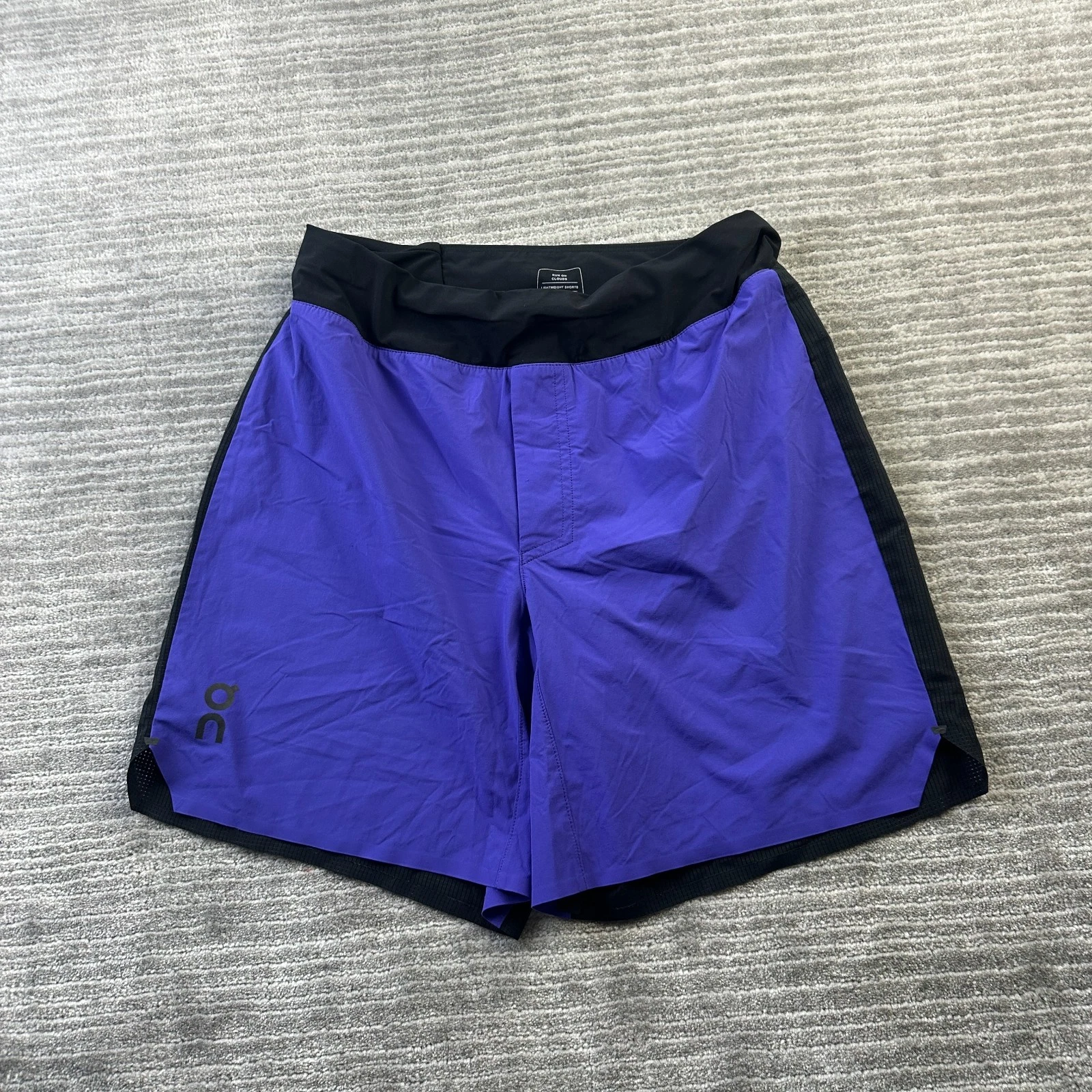 ON Cloud Shorts Mens Small Blue Purple Lined 7" Lightweight Running