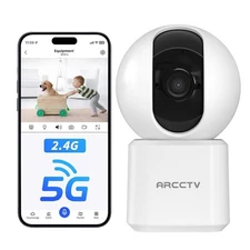 ARCCTV 3MP WiFi Home Security Camera Indoor IR Night Vision & Smart Human Detect