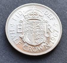1967 Queen Elizabeth II Half Crown - Brilliant Uncirculated (BUNC)