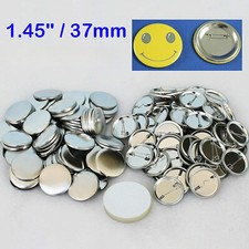 1.45" 37mm Pin Badge Button Parts Supplies for Pro Maker Metal Bottom DIY Gift