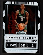 2020-21 Panini Contenders Draft Picks VARIATIONS CAMPUS TICKET #45 Jaren Jackson
