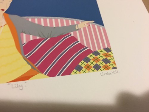 “Lily” By Linda Hill, Signed Screenprint w/COA - Picture 6 of 10