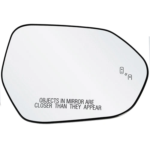 Passenger Side Mirror Glass Assembly For 19-23 Corolla 18-23 Camry Heated BSD RH