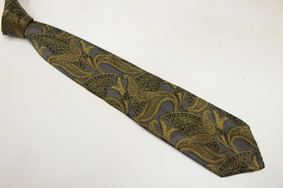 Corbata de seda TINO COSMA hecha en Italia F74948 Foto 2 de 4