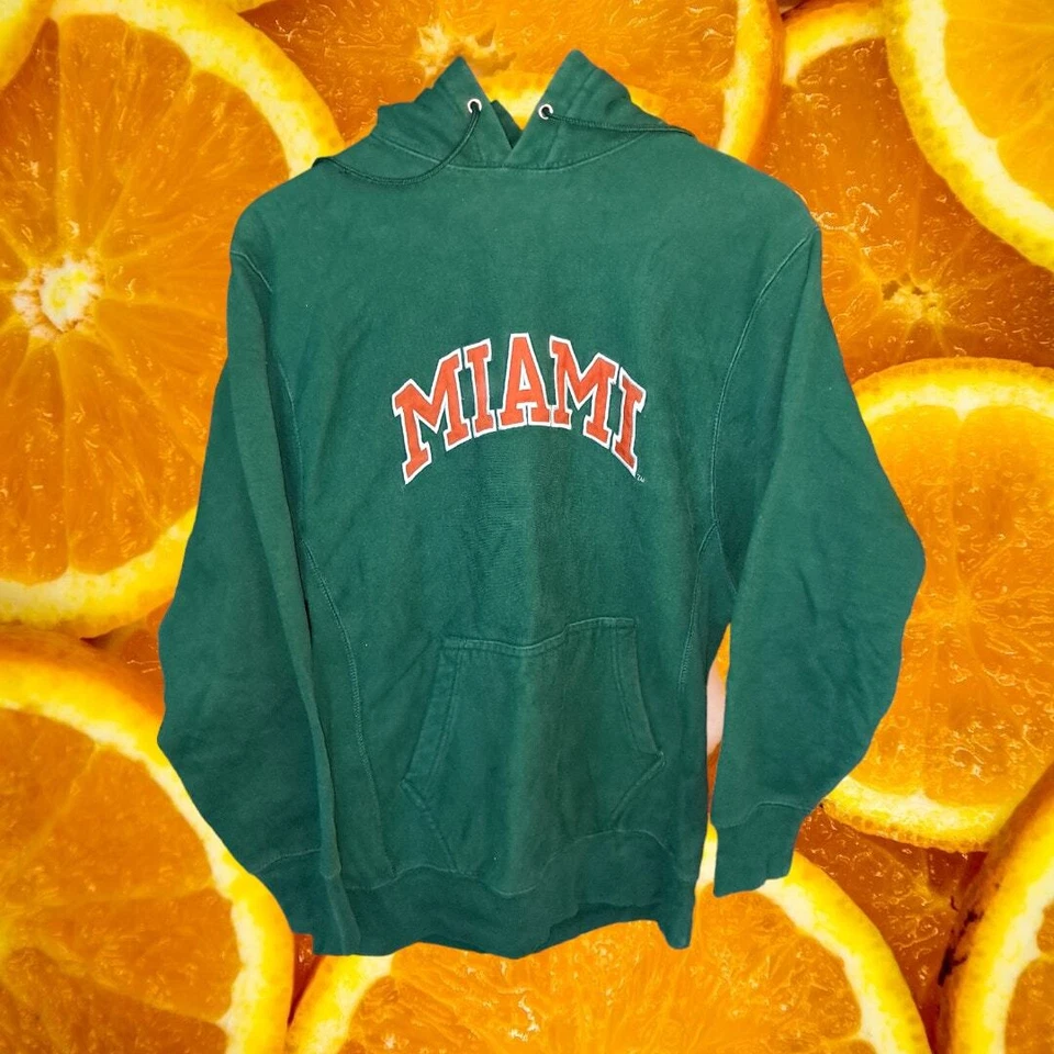 Толстовка с капюшоном вышитая Steve & Barry's Miami State размер маленький - Изображение 2 из 4