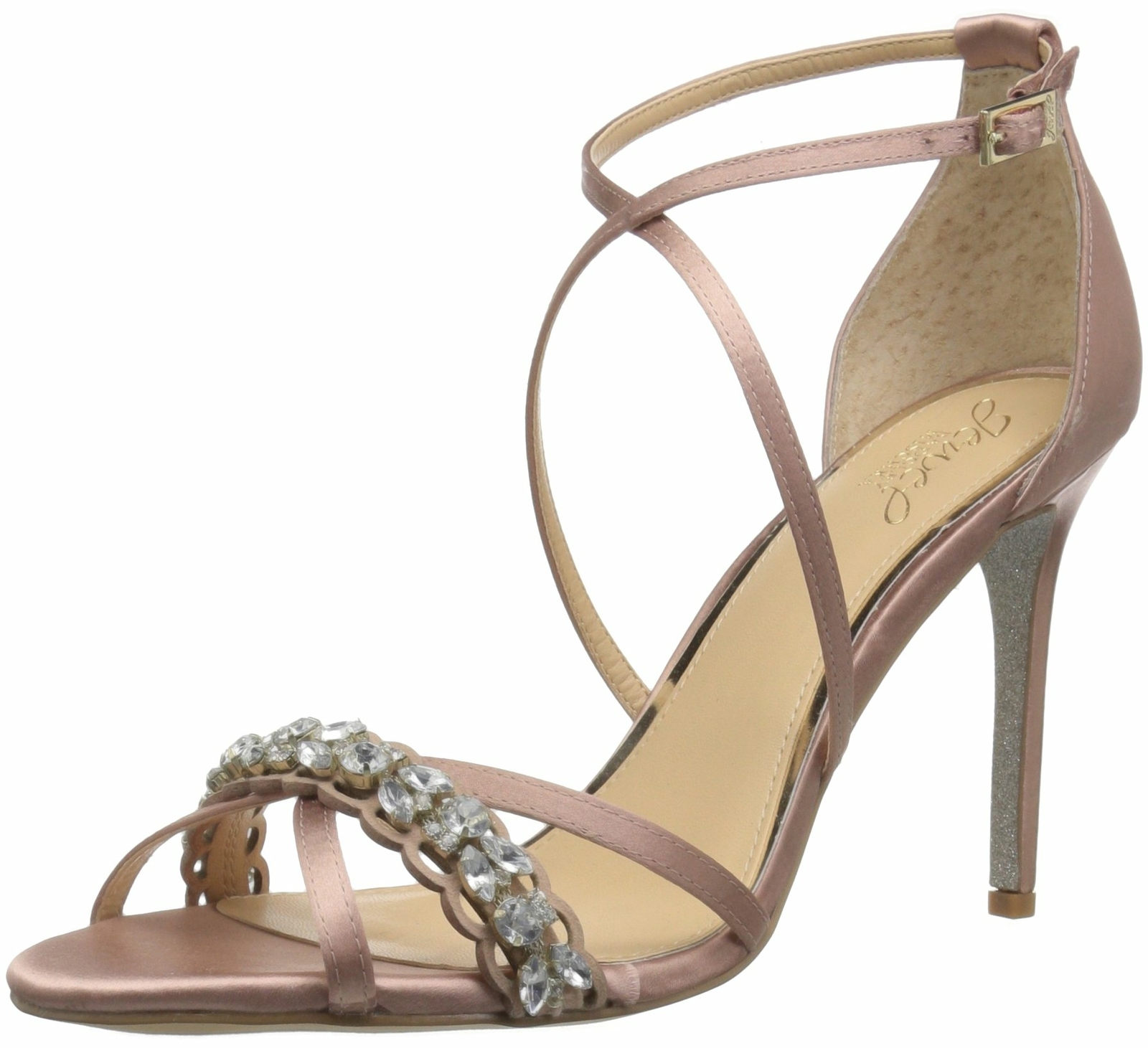 Женские босоножки на каблуке Gisele Blush от Jewel by Badgley Mischka размер 85 6690₽