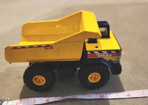 Mighty Tonka Dump Truck Yellow NYC Cab BMW Toy Lot SUPER CLEAN ALL Metal - Picture 3 of 4