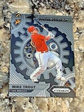 2020 Panini Prizm Machines Mike Trout #M-4 Los Angeles Angels MLB Baseball Card