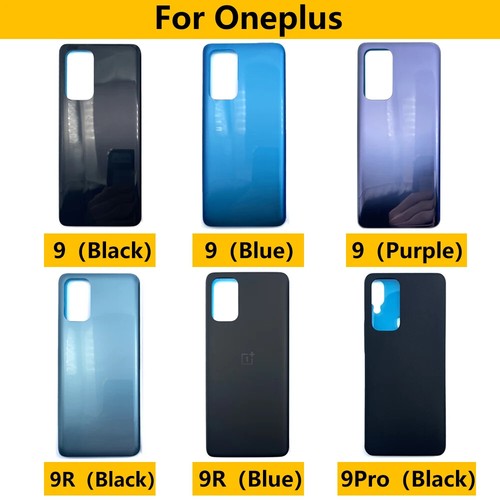 Back Battery Cover Rear Glass Housing Case Replacement For OnePlus 6 7 9 Pro 7T - Picture 33 of 35