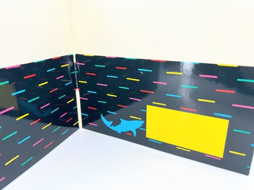 Vintage Hallmark Neon Animals “Color Gear Collection” Retro Black Folder - Picture 5 of 5