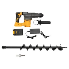 SDS Plus Cordless Rotary Hammer Drill 2 Mode w/ Drill Bit Φ22mm/Φ13mm/Φ28mm 21V