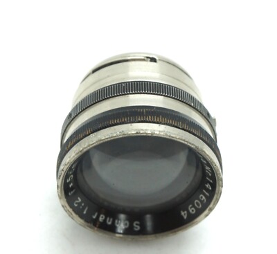 VERY RARE EARLY NICKEL Carl Zeiss Jena Sonnar 50 mm 2.0 1:2 f=5 cm