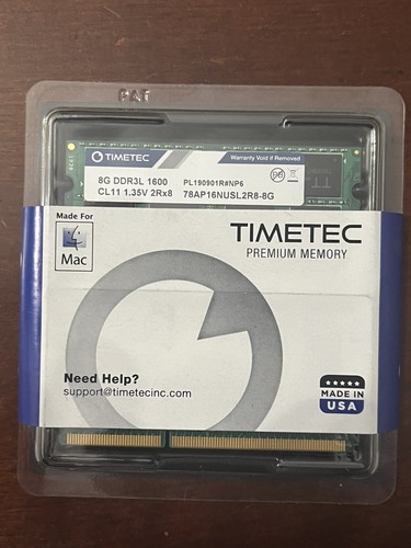 16Go KIT (2x8Go) Compatible pour Apple DDR3L 1600MHz pour Mac