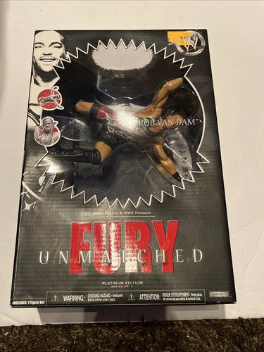 WWE Jakks Unmatched Fury ROB VAN DAM Figure 2007 Platinum Edition Series 7 - Picture 2 of 7