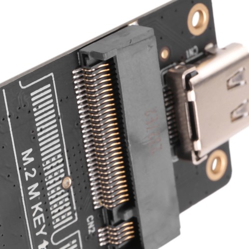M.2 auf Typ-C SSD-GehäUseadapter M2 NVME HDD-GehäUse-Zwischenplatine JMS5834892 - Afbeelding 2 van 6