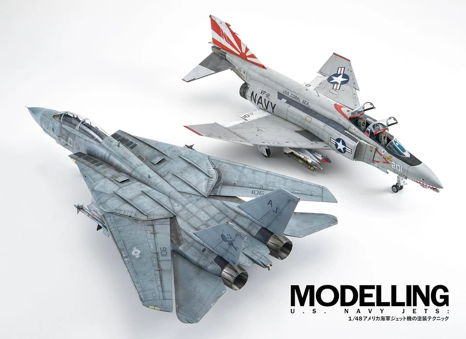 MODELLING U.S. NAVY JETS: 1/48 U.S. Navy Jet Painting Techniques Book Japan NEW - Image 3 of 4