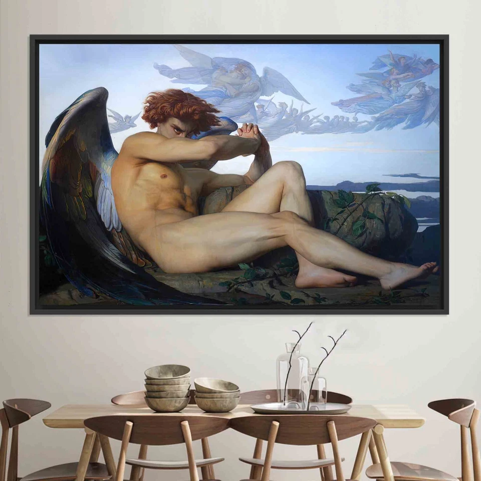 Fallen Angel, Alexandre Cabanel, Classic Fine Art, Original Print, Large Art - Image 3 of 4