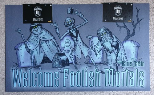 Disney - The Haunted Mansion "Welcome Foolish Mortals" Fußmatte