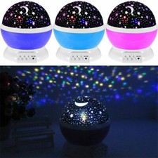 Romantic LED Starry Night Sky Projector Lamp Kids Gift Star light Cosmos Master
