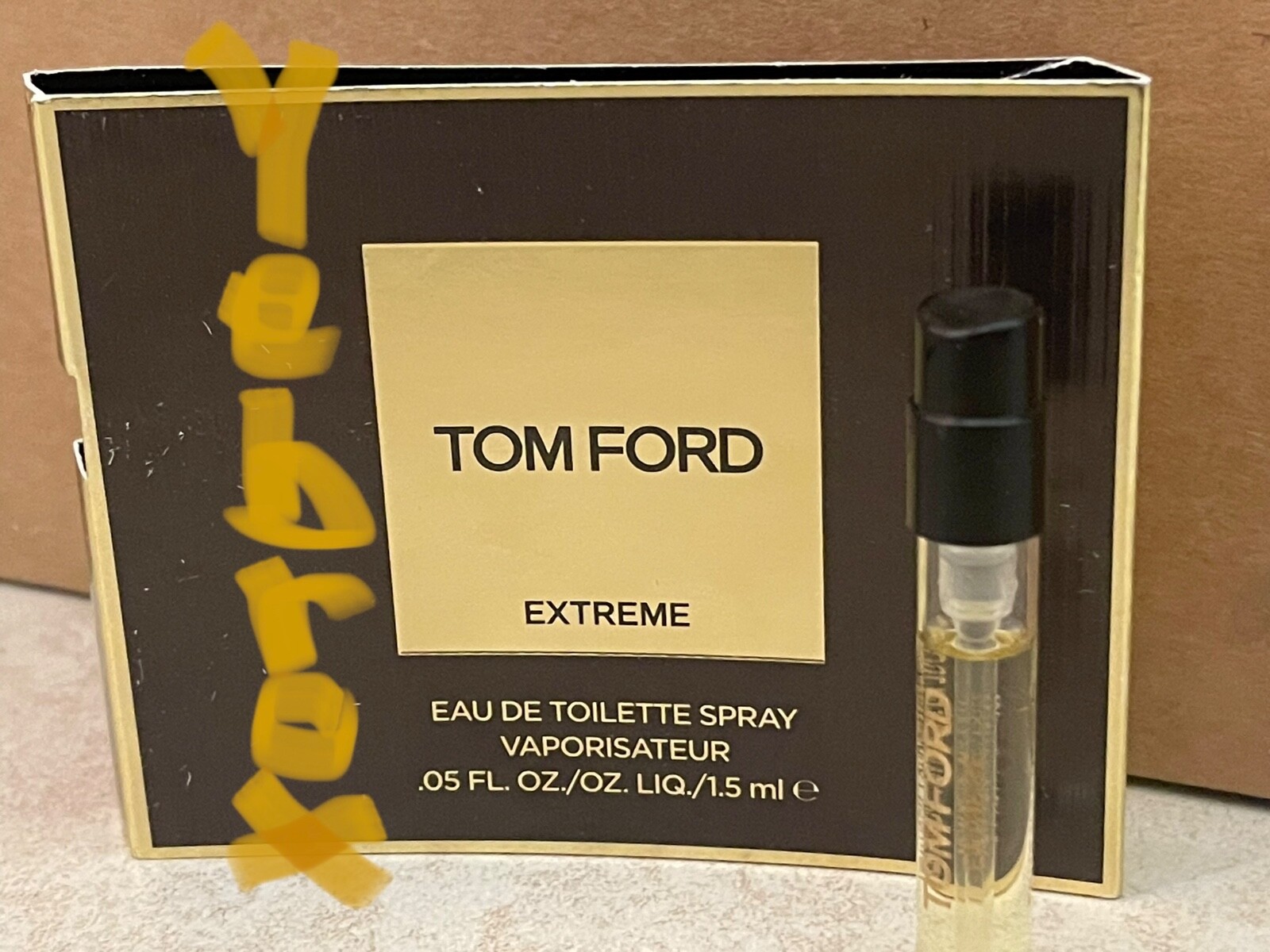 Tom Ford Extreme Eau de Toilette Sample Spray Vial 1.5ml .05oz