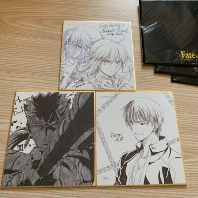 Fate Stay Night Heaven's Feel Privilege Print Shikishi Art Board Set