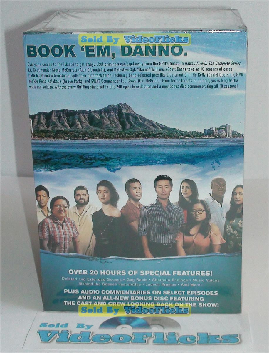Hawaii Five-O The Complete Series Seasons 1-10 DVD 61-Disc