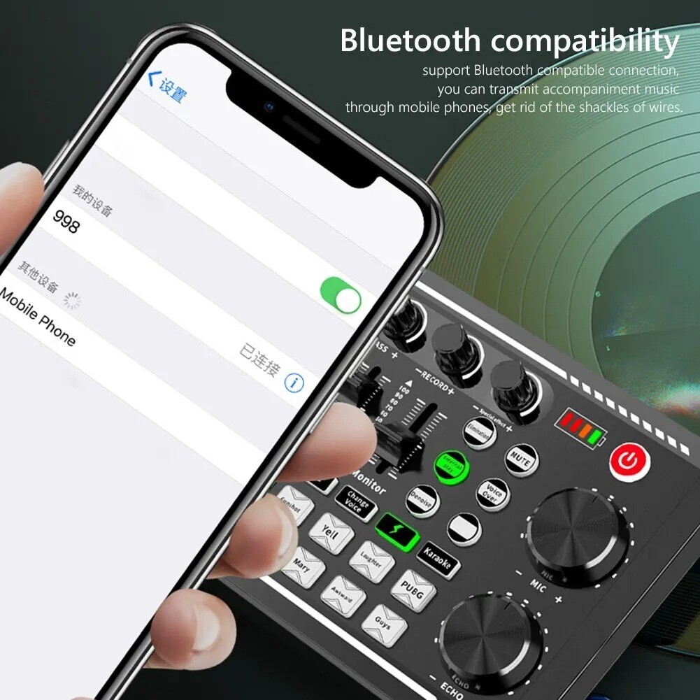 Table de mixage F998 pour éliminer l'écho et réussir ses enregistrements audio - 2