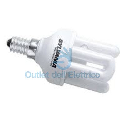 Sylvania 0031143 Lampe Elektronik Mlx Fast Start T3 8W E14 10K 827