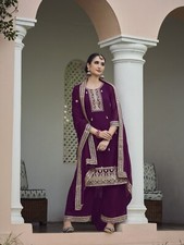 Bollywood Suit Wedding Party Wear Straight Kurtis Dress Pakistani Indian Ethnic